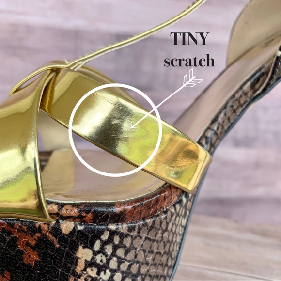 SHOEDAZZLE Jocasta Python Print Platform H… - Picture 16 of 16